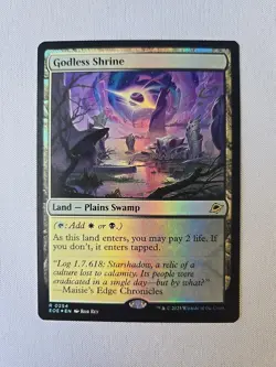 Godless Shrine (FOIL) Edge of Eternities - MTG LP - Image 1