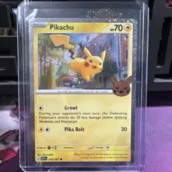 Pokemon TCG Pikachu Trick or Trade 2023 062/193 Regular Common - Image 1