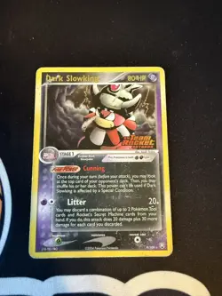 Dark Slowking 9/109 Pokemon Holo Rare Reverse Stamped Vintage Ex Rocket Returns - Image 1