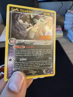Dark Slowking 9/109 Pokemon Holo Rare Reverse Stamped Vintage Ex Rocket Returns - Image 2