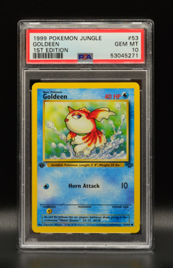 Goldeen 1st Edition 1999 Pokemon Jungle PSA 10 #53 WOTC - Image 1
