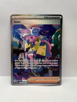Pokemon TCG Iono S&V Paldean Fates 237/091 Holo Special Illustration Rare NM - Image 1
