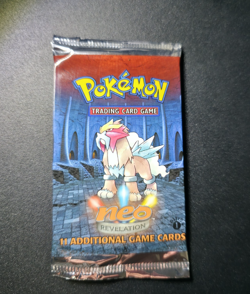 Pokemon TCG Neo Revelation *1st Edition* Booster Pack Factory Sealed - Entei Art - Image 2