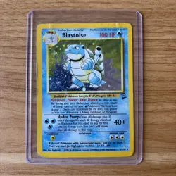 Pokemon TCG Blastoise Holo 2/130 Base Set 2 - Image 1