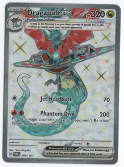 Dragapult ex - 200/167 Ultra Rare SV06: Twilight Masquerade Pokemon TCG NM - Image 1
