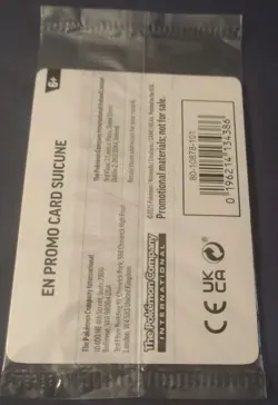 Pokemon Suicune 026/094 GameStop Exclusive Promo Pokemon Phantasmal Flames NEW - Image 2