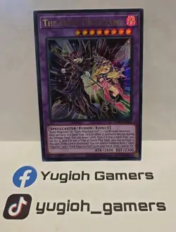 YUGIOH THE DARK MAGICIANS RA04 1ST EDITION ULTRA LIGHT PLAYED - Image 1