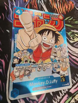 Monkey.D.Luffy (Event Pack Vol. 2) P-033 One Piece Promotion Cards Foil - Image 2