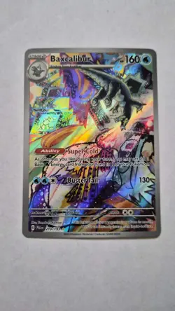 Pokemon TCG Baxcalibur Card 210/193 IR Sv02: Paldea Evolved 2023 - Image 1
