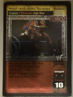 Tazz Superstar Cards WWF WWE Raw Deal CCG TCG Lot of 10/7 Foil NM - Image 4