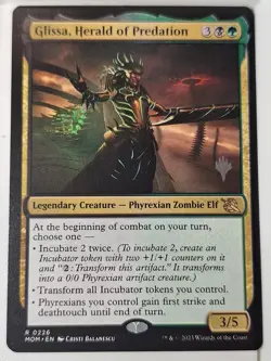 Glissa, Herald of Predation - March of the Machine - Magic the Gathering MTG - Image 1
