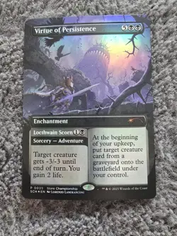 MTG Store Championship Promo Card - Virtue of Persistence - Image 1