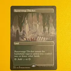Razorverge Thicket | Borderless | R | 373 | Phyrexia: All Will Be One | MTG - Image 1