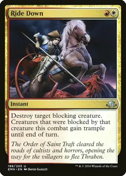 1x Ride Down - NM English MTG - Eldritch Moon - Image 1