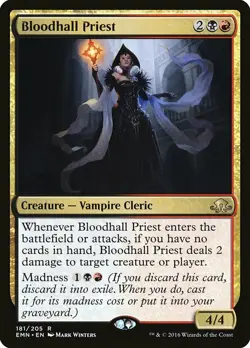 1x Bloodhall Priest - NM English MTG - Eldritch Moon - Image 1