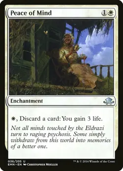 1x Peace of Mind - NM English MTG - Eldritch Moon - Image 1