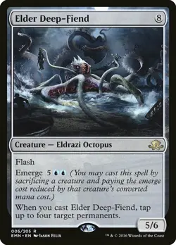 1x Elder Deep-Fiend - NM English MTG - Eldritch Moon - Image 1