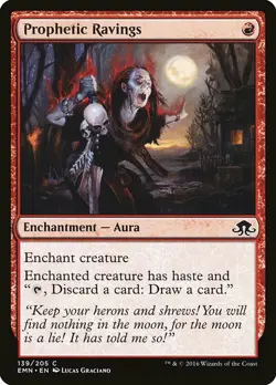 1x Prophetic Ravings - NM English MTG - Eldritch Moon - Image 1
