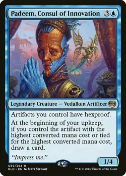 1x Padeem, Consul of Innovation - NM English MTG - Kaladesh - Image 1