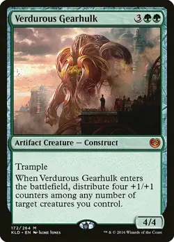 1x Verdurous Gearhulk - NM English MTG - Kaladesh - Image 1