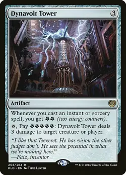 1x Dynavolt Tower - NM English MTG - Kaladesh - Image 1