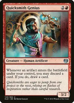 1x Quicksmith Genius - NM English MTG - Kaladesh - Image 1