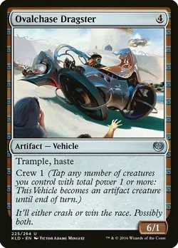 1x Ovalchase Dragster - NM English MTG - Kaladesh - Image 1
