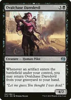 1x Ovalchase Daredevil - NM English MTG - Kaladesh - Image 1