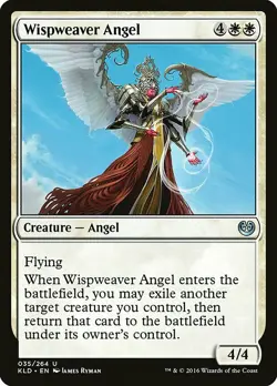 1x Wispweaver Angel - NM English MTG - Kaladesh - Image 1