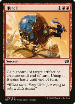 1x Hijack - NM English MTG - Kaladesh - Image 1