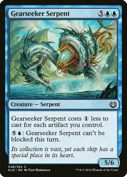 1x Gearseeker Serpent - NM English MTG - Kaladesh - Image 1