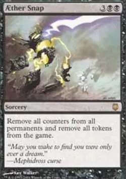 1x Aether Snap - Foil Light Play, English Darksteel MTG Magic - Image 1
