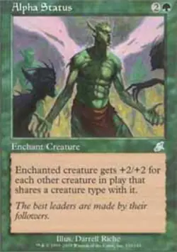 Damaged, English MTG Regular Alpha Status Scourge Magic the Gathering - Image 1