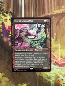 Fear of Missing Out (Showcase) [Duskmourn: House of Horror] MTG NM - Image 1