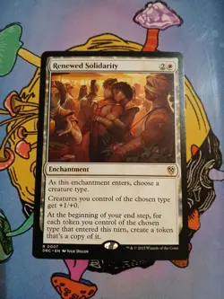 x1 Renewed Solidarity - Commander: Aetherdrift - NM - MTG - Image 2