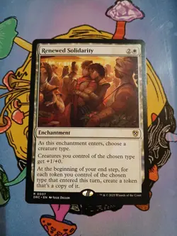 x1 Renewed Solidarity - Commander: Aetherdrift - NM - MTG - Image 3