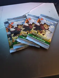 4x Magic The Gathering Bloomburrow Play Booster Blister Packs - Image 1