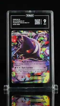 Pokemon Gengar EX 34/119 XY - Phantom Forces Holo TAG 9 - Image 1