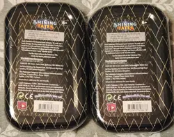 Pokemon TCG Shining Fates 2 Pack Mini Tin Set (Celebi & Rashiram) Sealed - Image 2