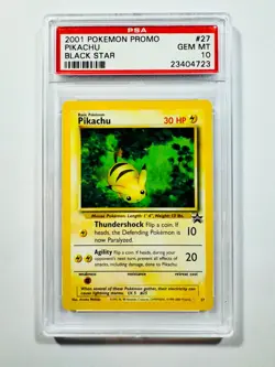 Pokemon Bumblebee Pikachu 28 Black Star Promo Psa 10 - Image 1