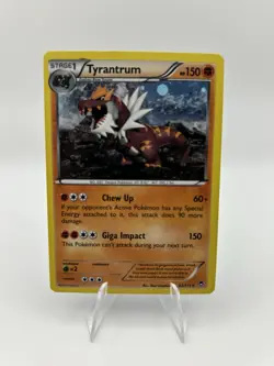 Tyrantrum 62/111 Cosmo Holo Foil Promo XY Furious Fists Pokemon - Image 1