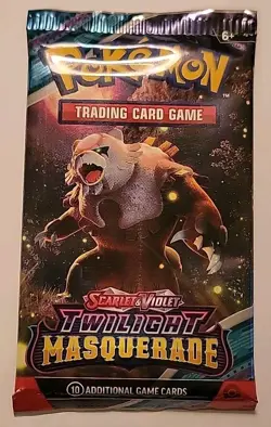 Pokemon TCG S&V Twilight Masquerade Booster Pack English Sealed - Image 1
