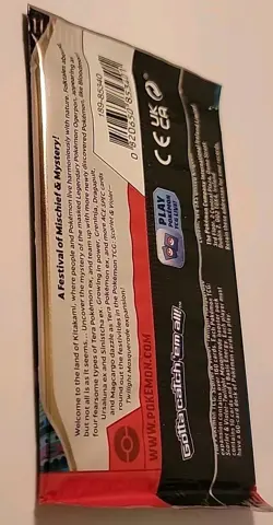 Pokemon TCG S&V Twilight Masquerade Booster Pack English Sealed - Image 3
