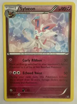 MISCUT Pokemon Sylveon 72/111 - XY Furious Fists - Non Holo Rare NM/M - Image 1