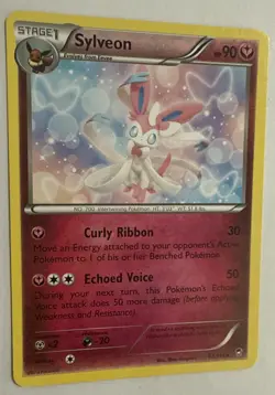 MISCUT Pokemon Sylveon 72/111 - XY Furious Fists - Non Holo Rare NM/M - Image 2
