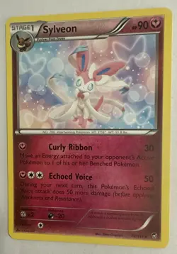MISCUT Pokemon Sylveon 72/111 - XY Furious Fists - Non Holo Rare NM/M - Image 3