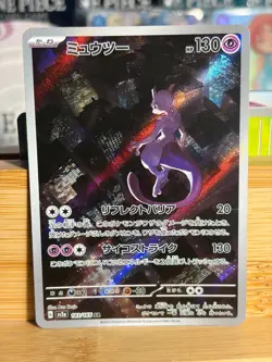 MEWTWO 183/165 151 Full Art Holo Rare Japanese Pokemon TCG Near Mint - Image 1