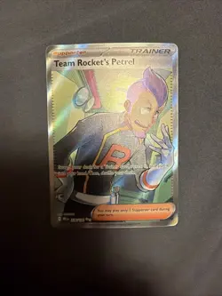 Pokemon TCG Team Rockets Petrel 226/182 SV Destined Rivals Ultra Rare Full Art - Image 1