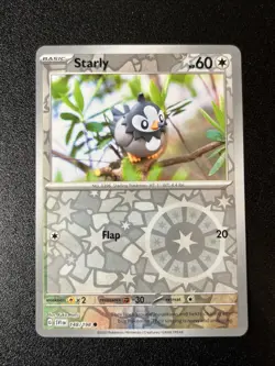 Starly 148/198 Reverse Holo Pokemon TCG: Scarlet & Violet Near Mint (NM) - Image 1