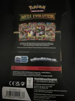 (VERY HEAVY) 33.01g Pokemon TCG Mega Evolution Sleeved Booster Pack (SEALED)✅ - Image 3